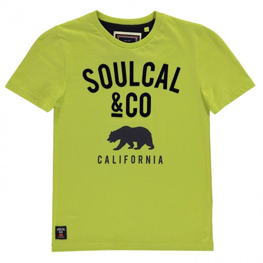 T-shirt chłopięce Soulcal z krótkim rękawem 