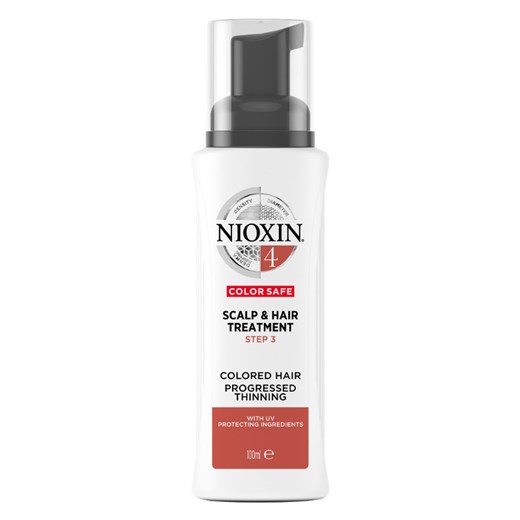 Nioxin Scalp &amp; Hair Treatment 4 | Kuracja do włosów farbowanych i znacznie przerzedzonych 100ml