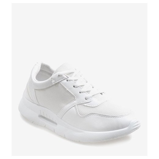 Białe modne obuwie sportowe LS180406