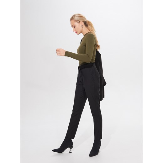 Mohito - Bawełniana bluzka basic - Khaki Mohito XS