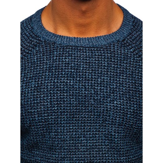Sweter męski niebieski Denley H1932  Denley XL okazja  