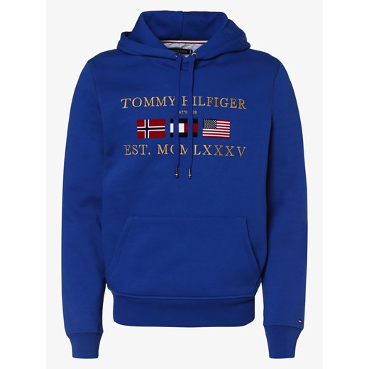 Tommy Hilfiger - Męska bluza nierozpinana, niebieski Tommy Hilfiger  XXL vangraaf