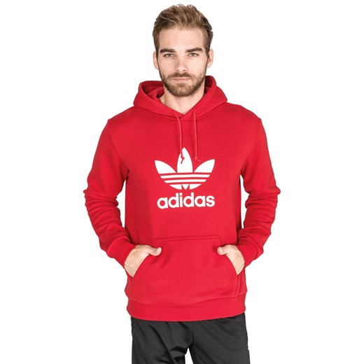 Bluza męska Adidas Originals w sportowym stylu bawełniana w nadruki 
