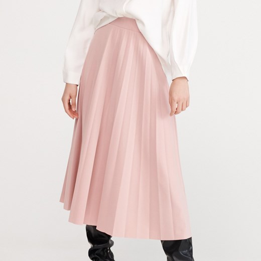 Reserved - Plisowana spódnica - Różowy Reserved  XS 