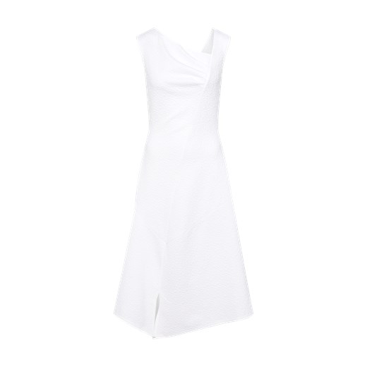 Sukienka Closet London dzienna biała trapezowa elegancka bez rękawów 