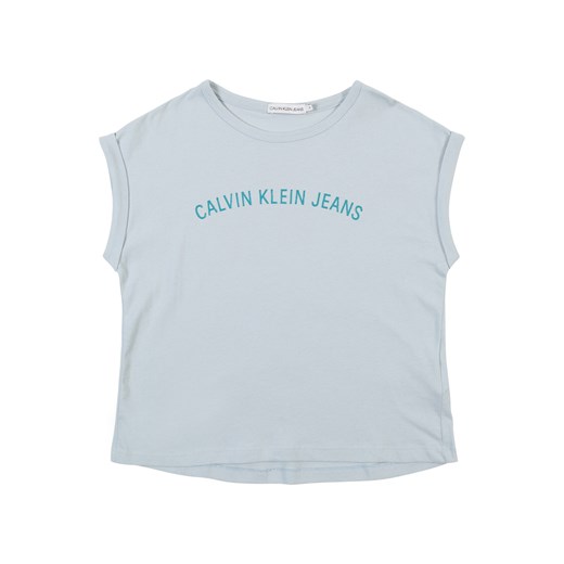 Bluzka dziewczęca Calvin Klein w nadruki bez rękawów 