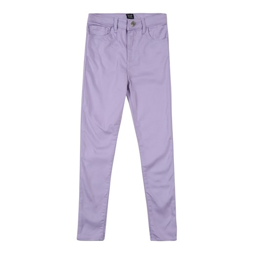 Fioletowe spodnie dziewczęce Gap bawełniane 
