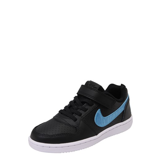 Buty sportowe dziecięce Nike Sportswear wiązane czarne skórzane 