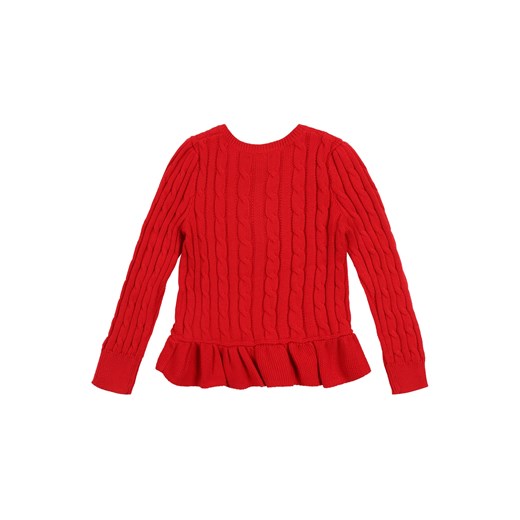 Sweter dziewczęcy Polo Ralph Lauren bawełniany 