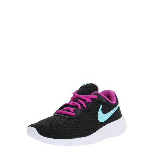 Trampki dziecięce Nike Sportswear czarne bez wzorów wiązane 