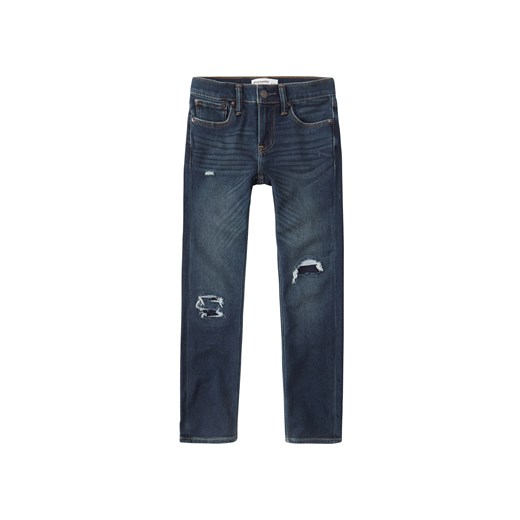 Spodnie chłopięce niebieskie Abercrombie & Fitch jeansowe 
