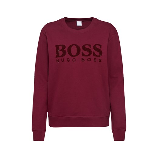Boss bluza damska z napisami na jesień krótka 