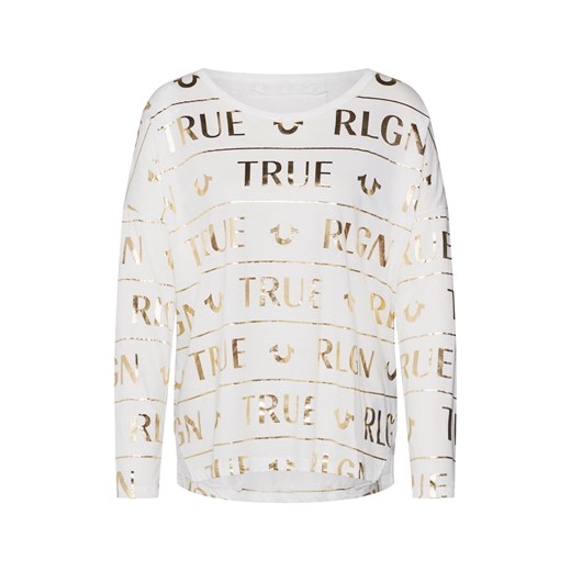 Bluzka damska True Religion z długim rękawem z okrągłym dekoltem 