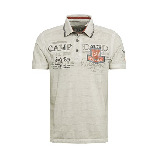 T-shirt męski beżowy Camp David 