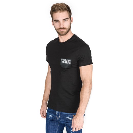 T-shirt męski Versace Jeans z napisami 