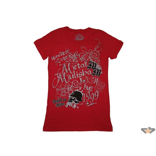 koszulka  damska METAL MULISHA - Free Ride - Red