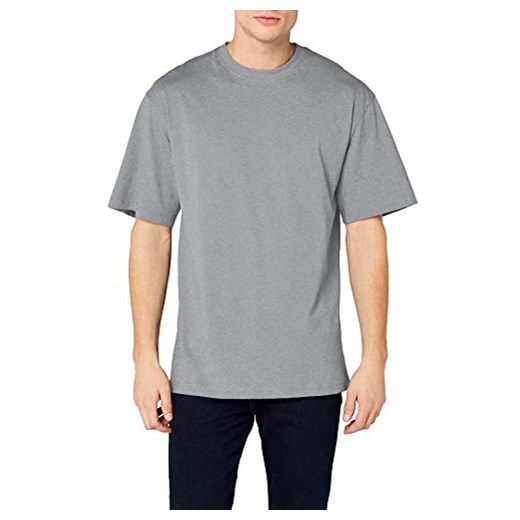Urban Classics - męski t-shirt, długa (Tall-T) i nadwymiarowa (oversize), szary, l