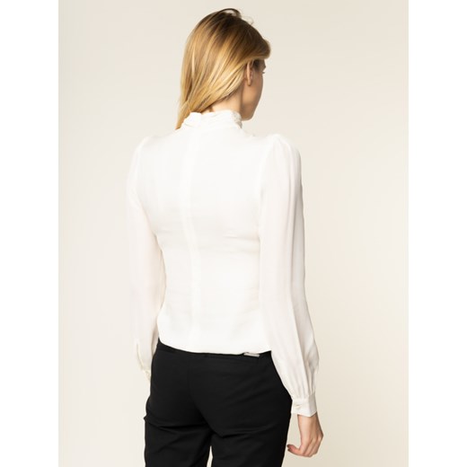 Biała bluzka damska Michael Kors z długim rękawem elegancka 