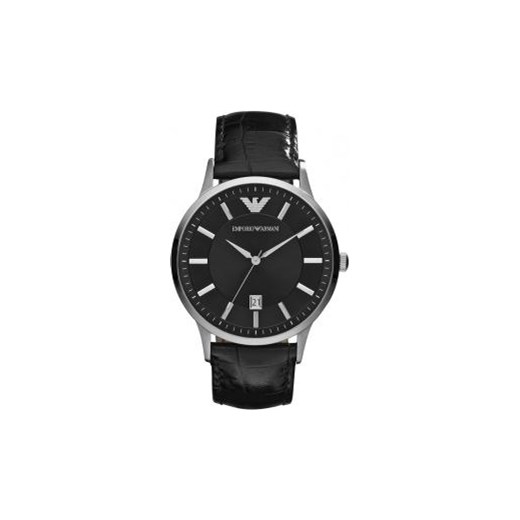 Zegarek męski Emporio Armani - AR2411 - CENA DO NEGOCJACJI - DOSTAWA DHL + GRAWER GRATIS - RATY 0% - GWARANCJA NAWET 5 LAT! swiss czarny grawer