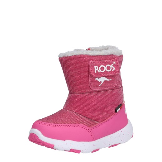 Buty zimowe dziecięce Kangaroos bez wzorów śniegowce na zamek 