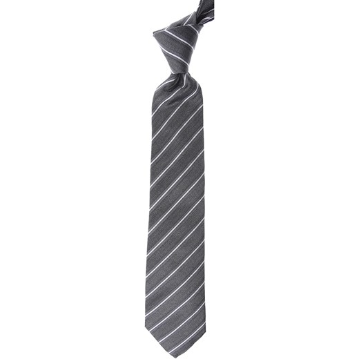 Giorgio Armani krawat szary 