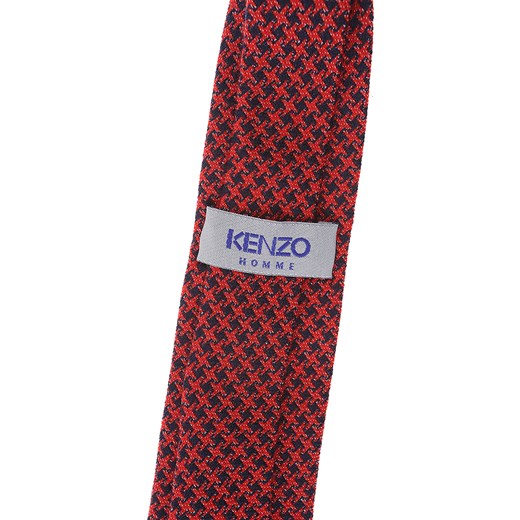 Krawat Kenzo w abstrakcyjnym wzorze 