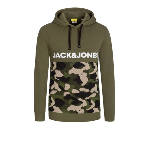 Bluza męska zielona Jack & Jones na zimę 