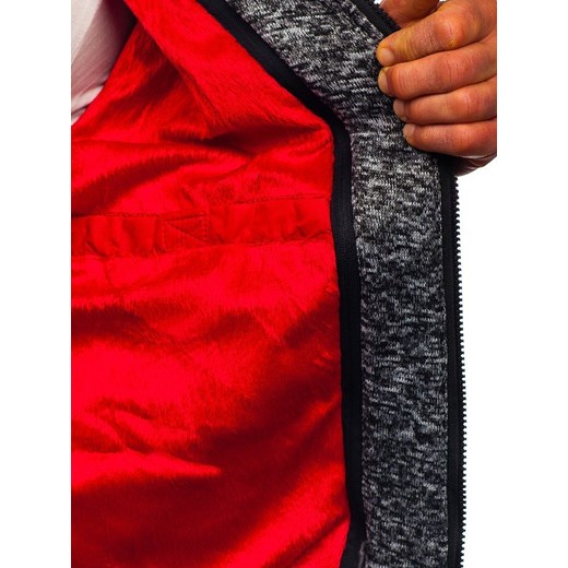 Kurtka męska zimowa sportowa pikowana czerwona Denley 50A155 Denley  M promocyjna cena  