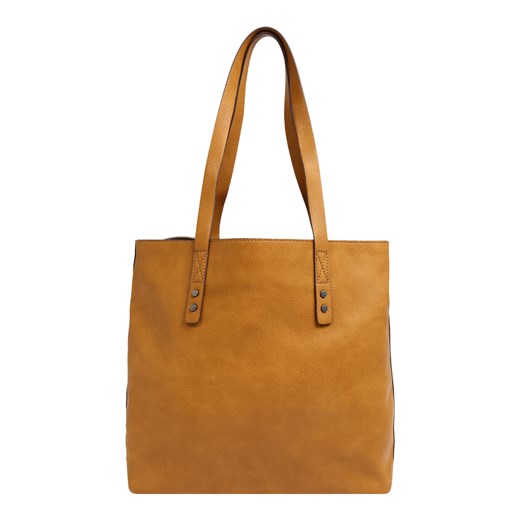 Shopper bag Esprit żółta wakacyjna mieszcząca a6 