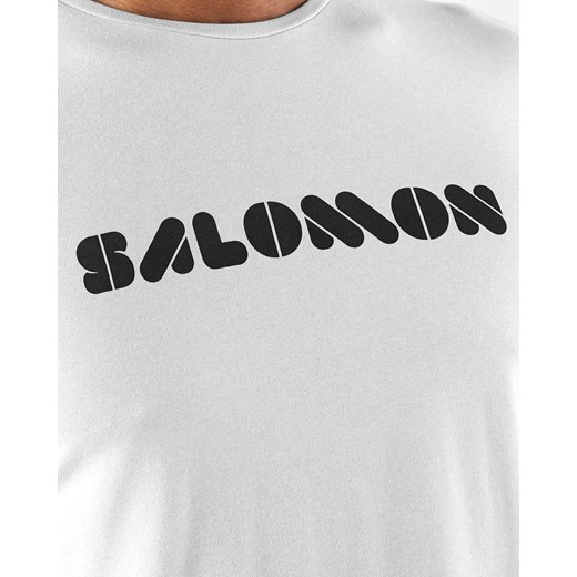 Salomon Agile Graphic Koszulka Szary  Salomon XL BIBLOO