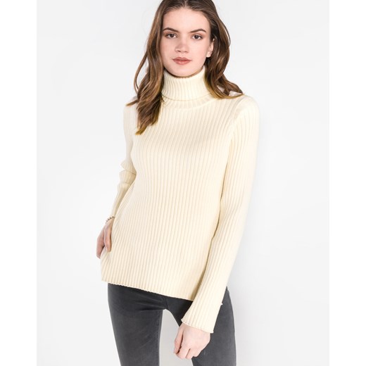 SELECTED Pinna Sweter Żółty Beżowy SELECTED  XS promocyjna cena BIBLOO 