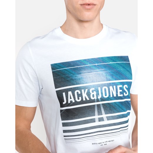 Jack & Jones Spring Feel Koszulka Biały  Jack & Jones XL wyprzedaż BIBLOO 