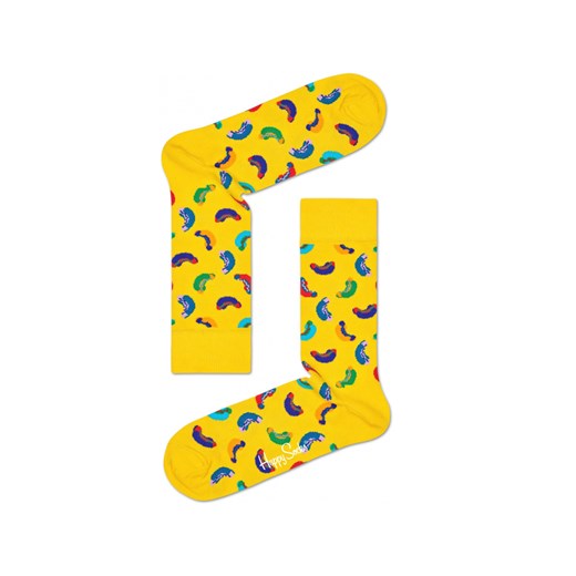 Happy Socks Happy Birthday 3-pack Skarpetki Czarny Niebieski Żółty