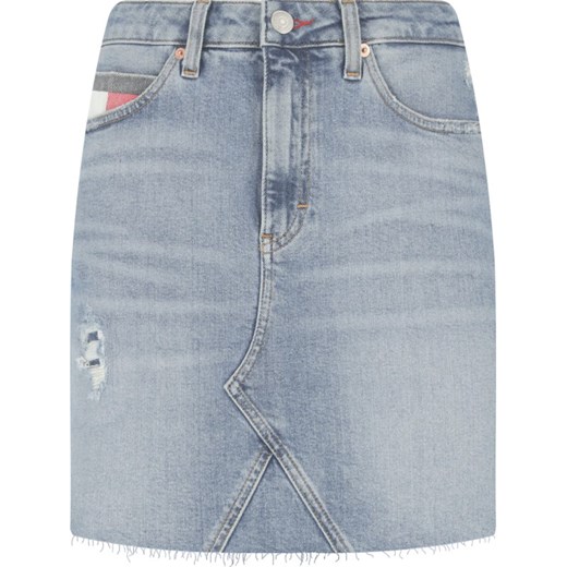 Tommy Jeans spódnica mini gładka 
