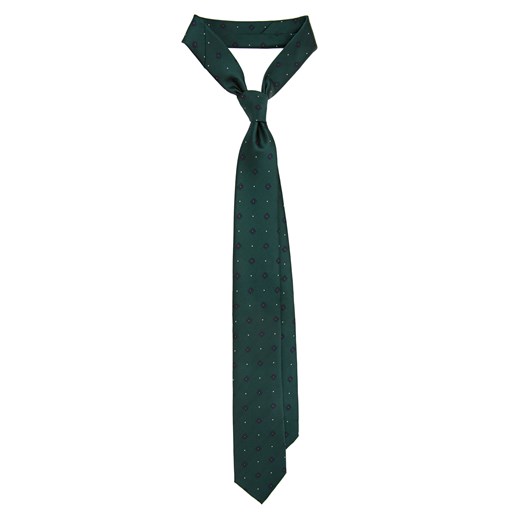 Krawat Zielony w Kwiatki  Lancerto  