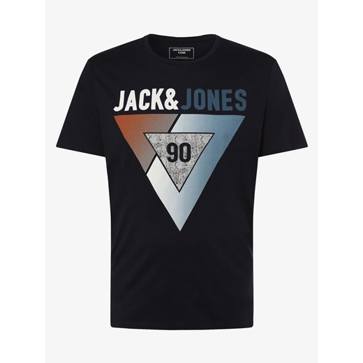 T-shirt męski Jack & Jones z napisami z krótkim rękawem 