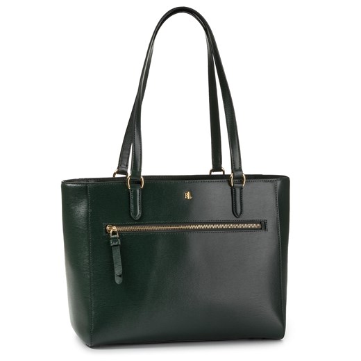 Shopper bag Ralph Lauren elegancka duża bez dodatków 