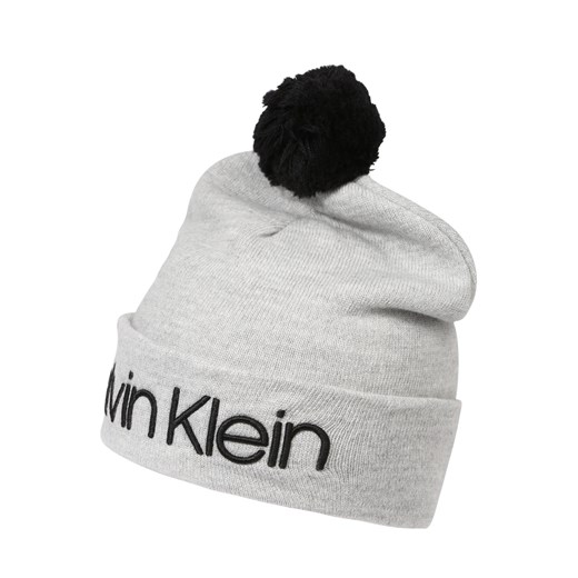 Czapka zimowa damska Calvin Klein z nadrukami 