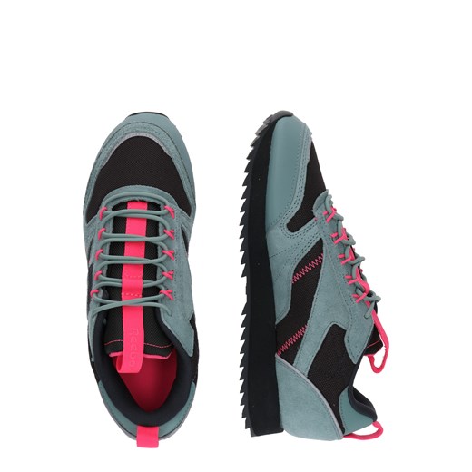 Wielokolorowe buty sportowe damskie Reebok Classic w stylu młodzieżowym na platformie sznurowane bez wzorów 
