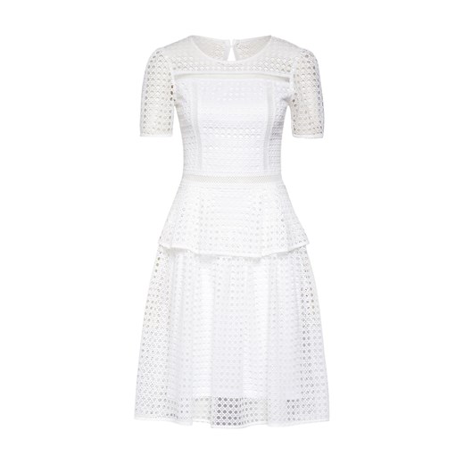 Biała sukienka Michalsky For About You z okrągłym dekoltem elegancka mini 