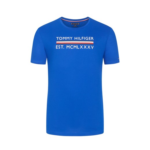 plussize:Tommy Hilfiger, T-shirt z nadrukiem z przodu BŁĘkit KrÓlewski Tommy Hilfiger  3XL Hirmer DUŻE ROZMIARY