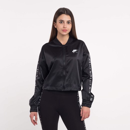 Czarna bluza damska Nike sportowa krótka 