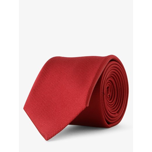 Mc Earl - Krawat jedwabny męski, czerwony  Mc Earl One Size vangraaf