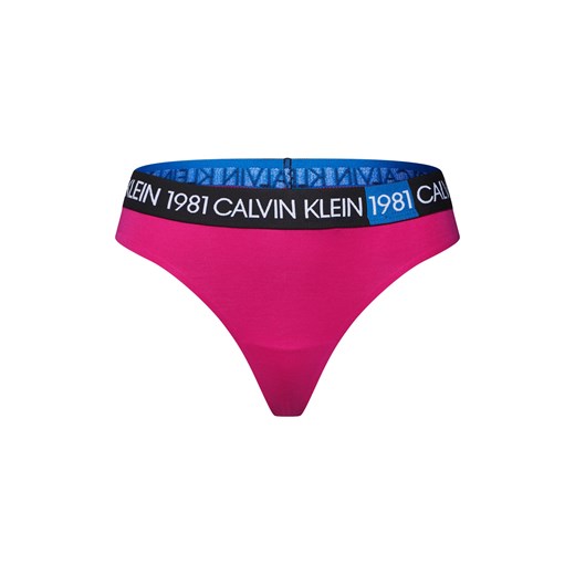 Majtki damskie Calvin Klein Underwear różowe casualowe z jerseyu 