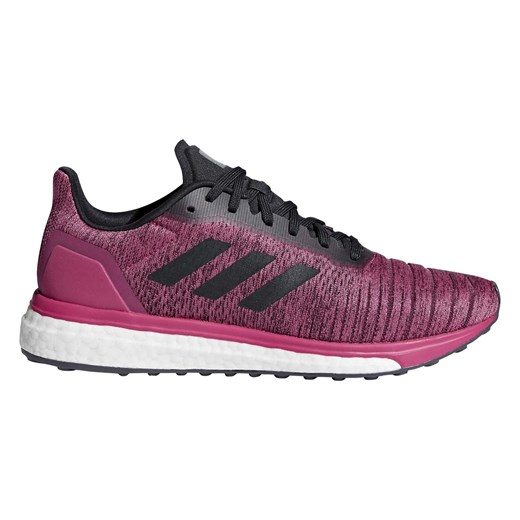 Buty sportowe damskie Adidas do biegania różowe płaskie sznurowane 
