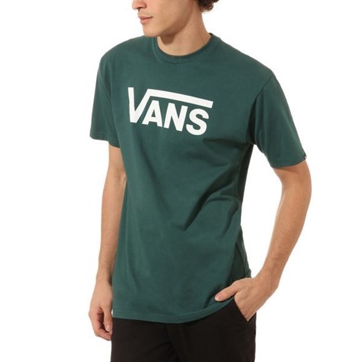 T-shirt męski Vans zielony 