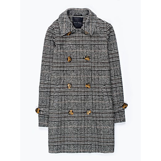 GATE Płaszcz w kratę z dwurzędowym zapięciem Gate  36 gateshop