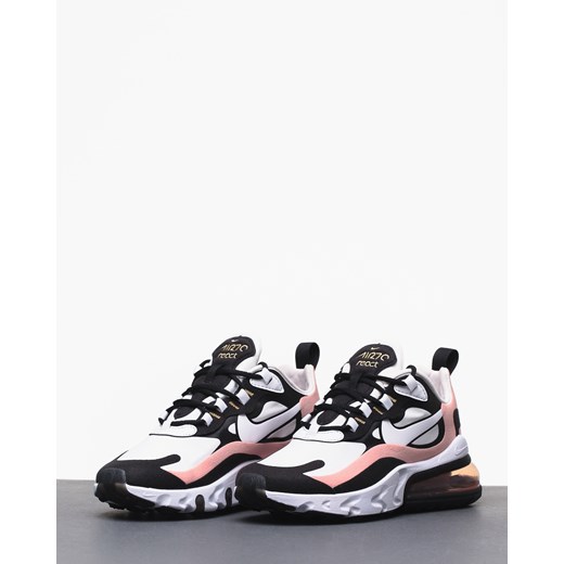 Buty Nike Air Max 270 React Wmn (black/white bleached coral metallic gold) Nike  38.5 Roots On The Roof