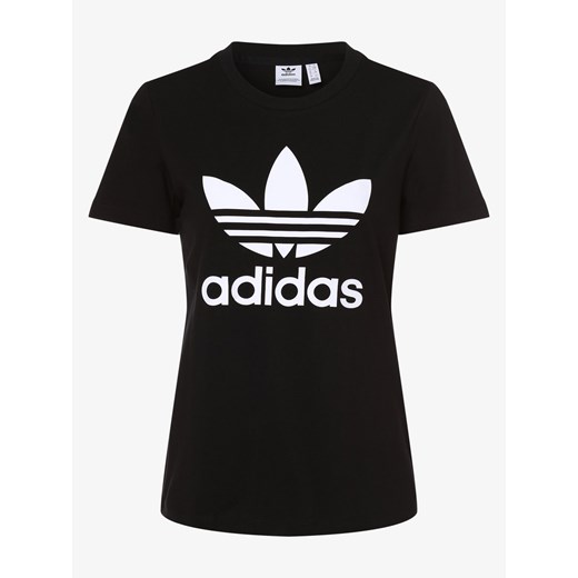 Bluzka damska Adidas Originals w stylu młodzieżowym z krótkimi rękawami z okrągłym dekoltem 