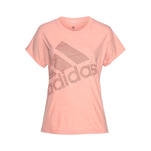 Różowa bluzka sportowa Adidas Performance 